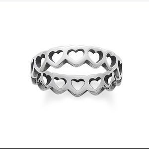 James Avery Tiny Hearts Band Ring